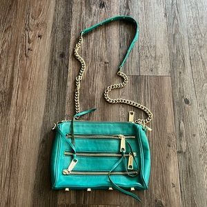 Rebecca Minkoff turquoise crossbody purse